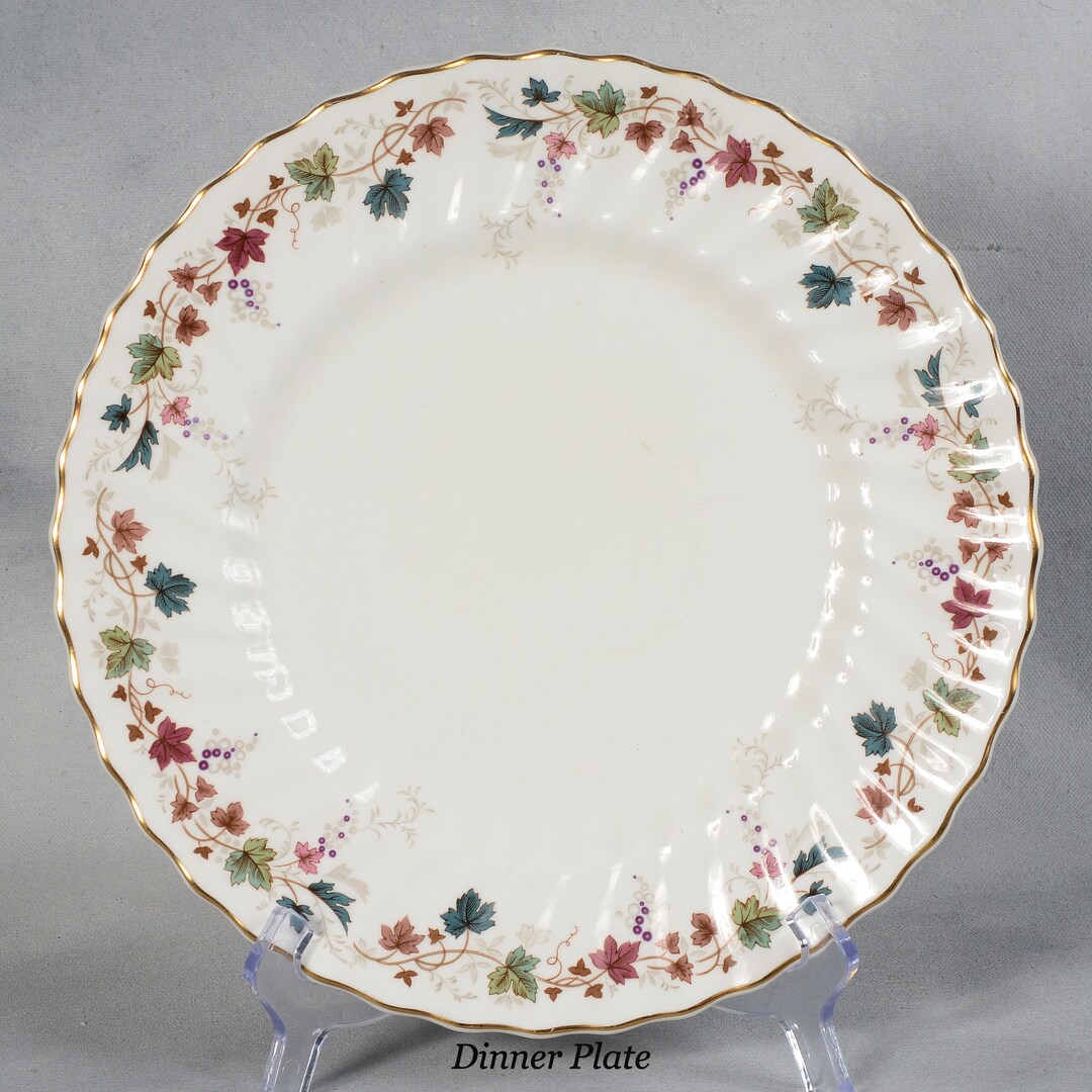 4 Royal Doulton Canterbury Dinner Plates Etsy
