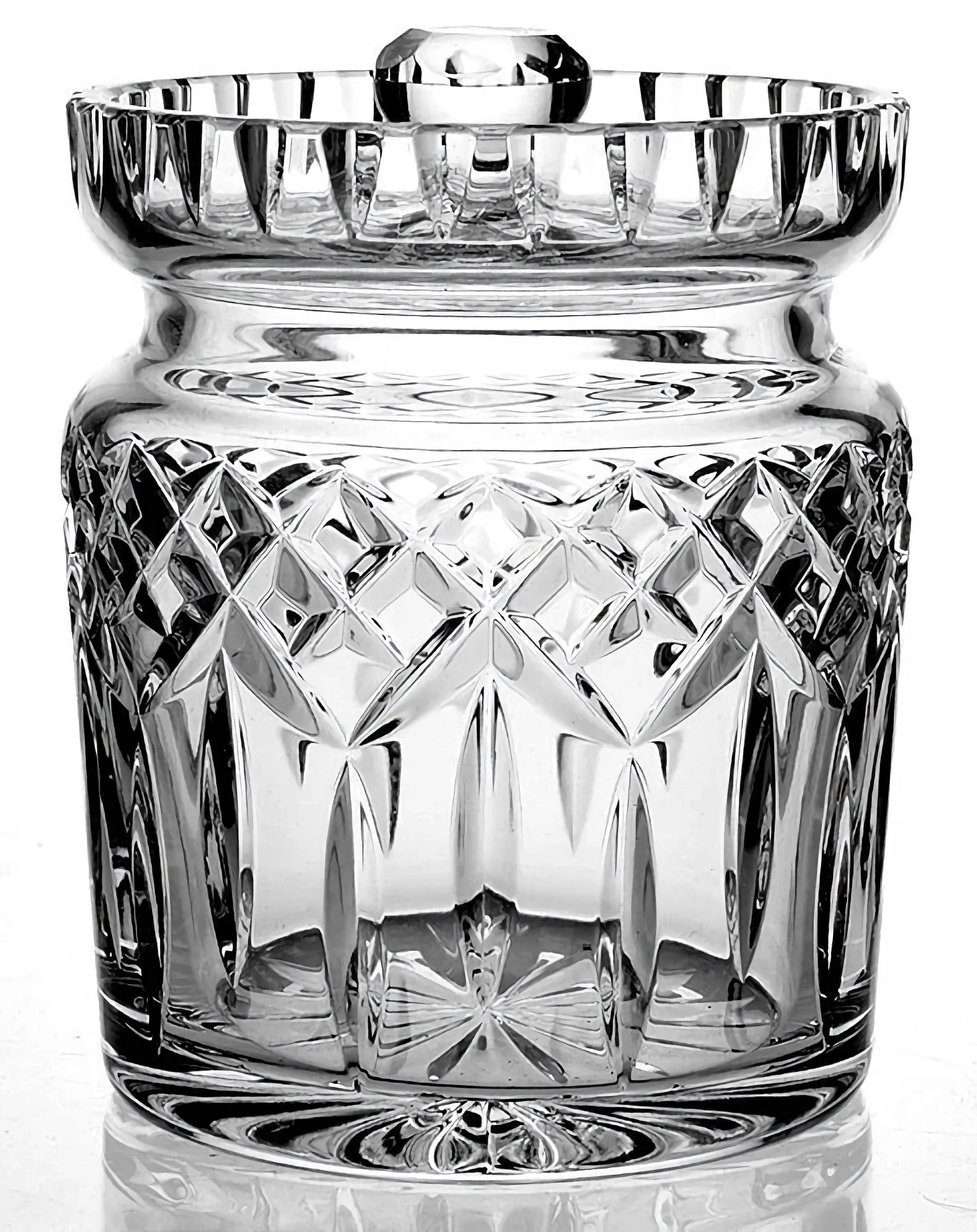 Waterford Lismore Biscuit Barrel Etsy
