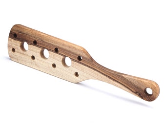Handmade Walnut wood Paddle, Spanking Wooden Paddle, Fetish Toys