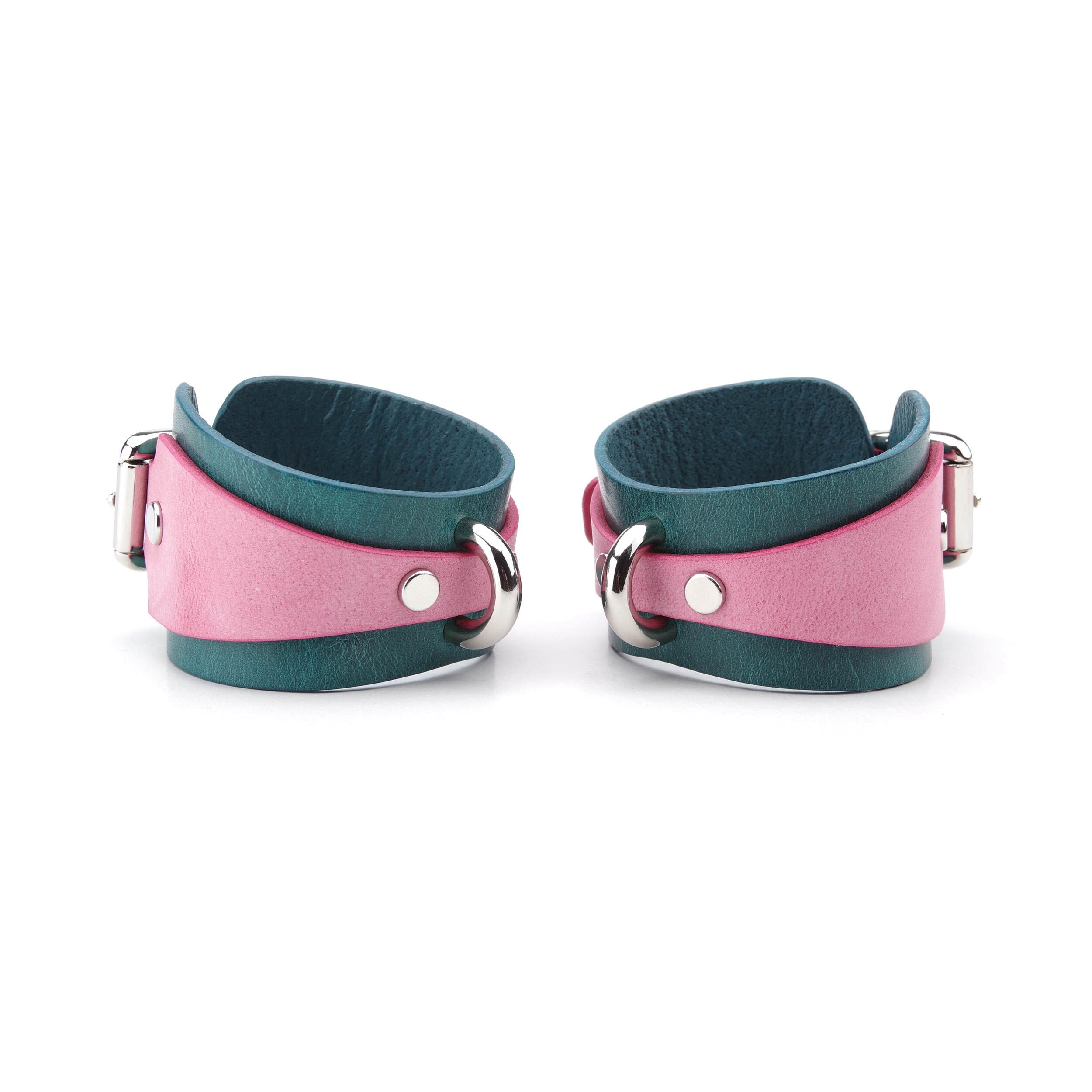 Custom Hand Restraints Handmade Custom Leather Handcuffs and Ankle Cuffs With Connectors ...