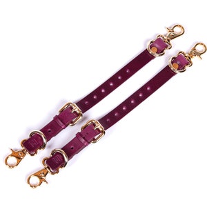 Handmade Leather Garters, Adjustable Garters, Restraints