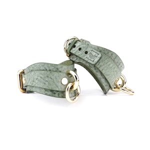 Handmade Custom Leather Handcuffs and Ankle cuffs, Restraint Cuffs, Submissive Cuffs, Leather Restraints