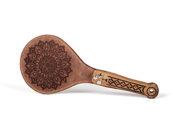 Handmade Leather Spanking Paddle