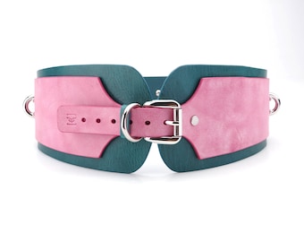 Premium Leather Handmade Corset, Bondage Belt
