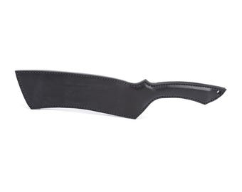 Leather Spanking Paddle, 4-Layer Veg Tan Leather, Handmade BDSM Paddle, Premium Impact Play Gear