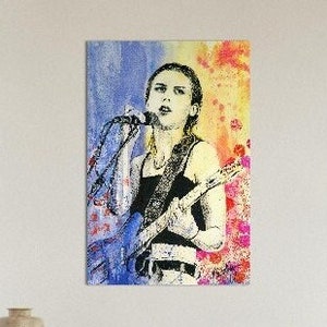 Ellie Rowsell Print on Canvas and Paper - Music Art Decor - Various Sizes Available