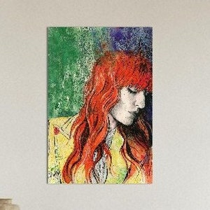 Florence Welch Print on Canvas and Paper - Music Art Decor - Various Sizes Available