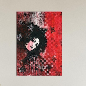 Siouxsie Sioux Print on Canvas and Paper - Music Art Decor - Various Sizes Available