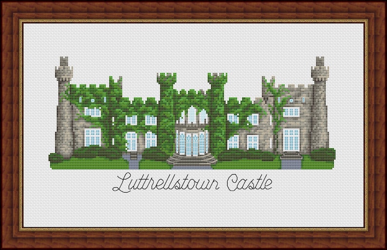 Custom House cross stitch pattern PDF. Modern cross stitch pattern from your Photo image 7