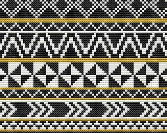 Ethnic pattern. Ethnic texture. Cross stitch pattern. PDF