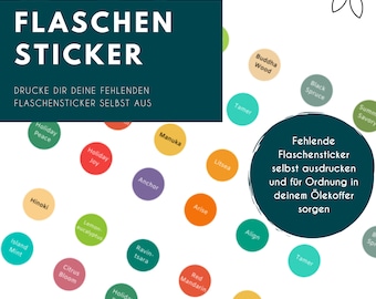 dōTERRA Flaschensticker für Sondereditionen und LTO Öle – Capsticker