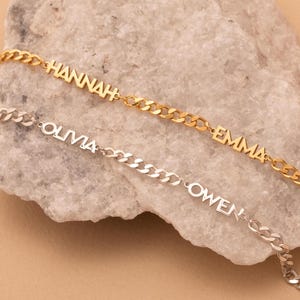 Custom Multiple Name Bracelet by Gracepersonalized