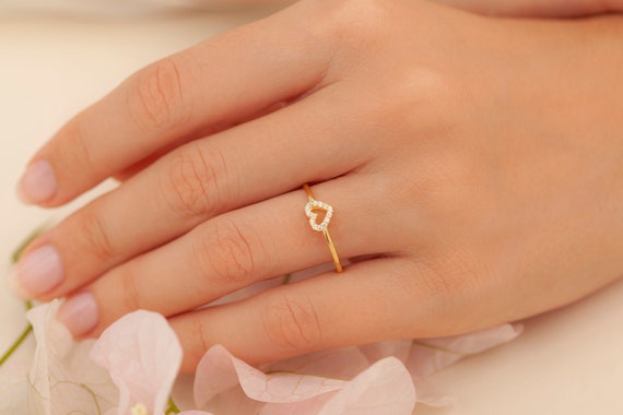 ウィム　whim　Simple tiny heart 金色　ハート　指輪　リング ウィム whim Simple tiny heart 金色 ハート 指輪 リング