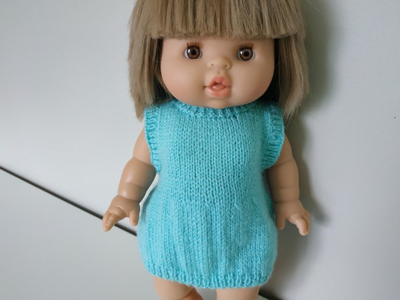 Robe Vintage Pour Poupée Poupon – Tenue D’Occasion Choupette