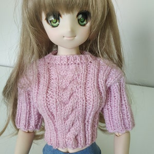 wool sweater doll dollfie dream smart doll bjd 1/3