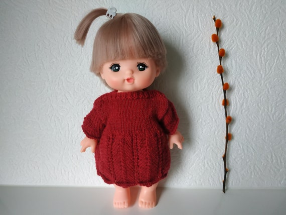 Comfortable Short Skirt with Hairband for 25cm Mellchan Baby Doll Girl Gift 