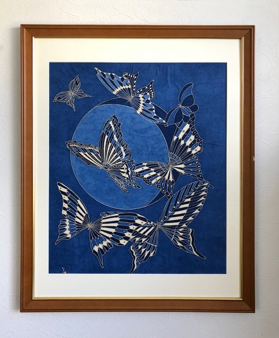 BLUE Butterfly Etsy