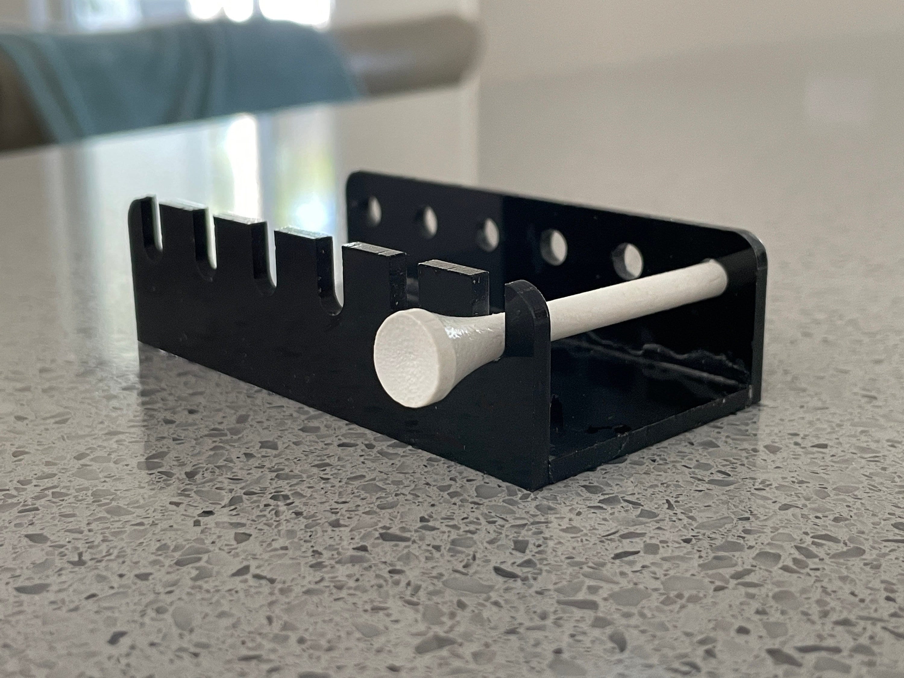 6 Tee Golf Tee Laser Engraving Jig Etsy