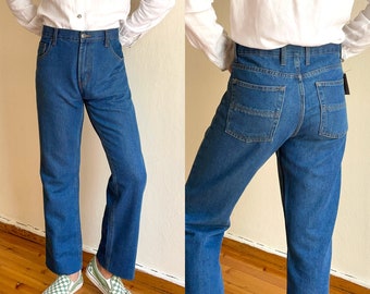 Men Vintage 90s Blue Denim Jeans Size W34L32 Vintage Men Blue - Etsy