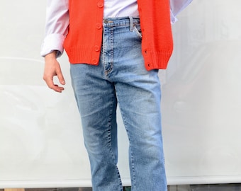 1990s Vintage Wrangler BlueJeans | Size W34L32 / Hight Rise Straight leg Regular fit