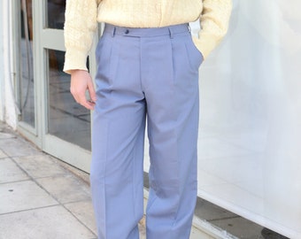 Vintage 80s Pleated Office Suit Trousers