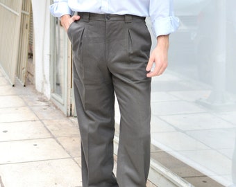 Vintage 90s Pleated Office Suit Trousers