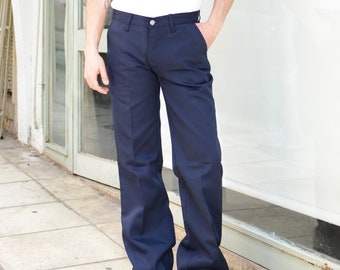 Vintage 90s Office Trousers / Unisex Men Mid Rise Suit Trousers