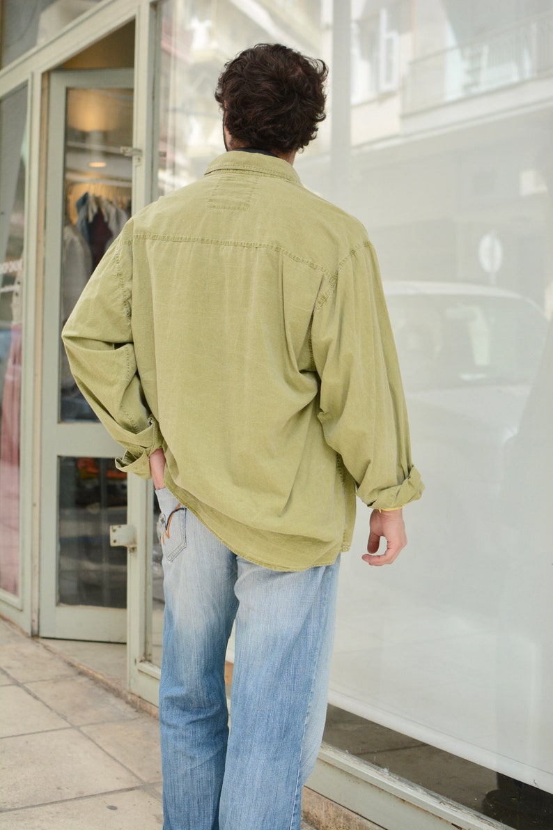 Vintage 90s Utility Cargo Unisex Shirt image 2