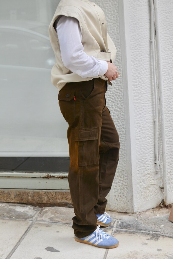 Vintage 1990s Cargo Jeans (XS)