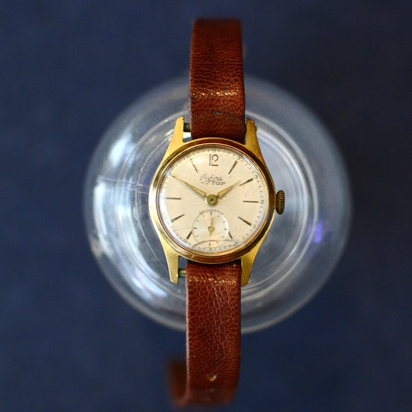 Orologio da polso meccanico Bifora vintage anni '70
