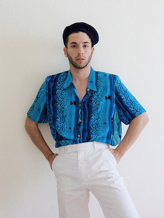 y2k pattered shirt