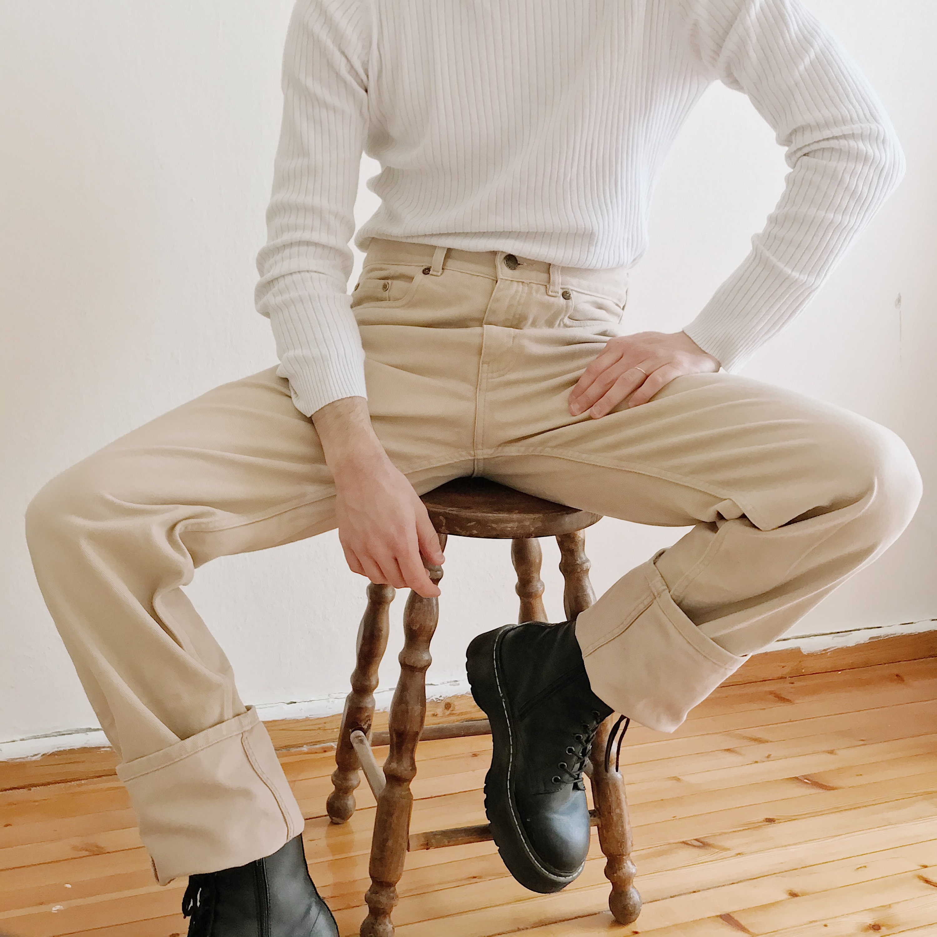 パンツ GO WEST / custom denim painter pants Original Vintage Go West Jeans - Etsy