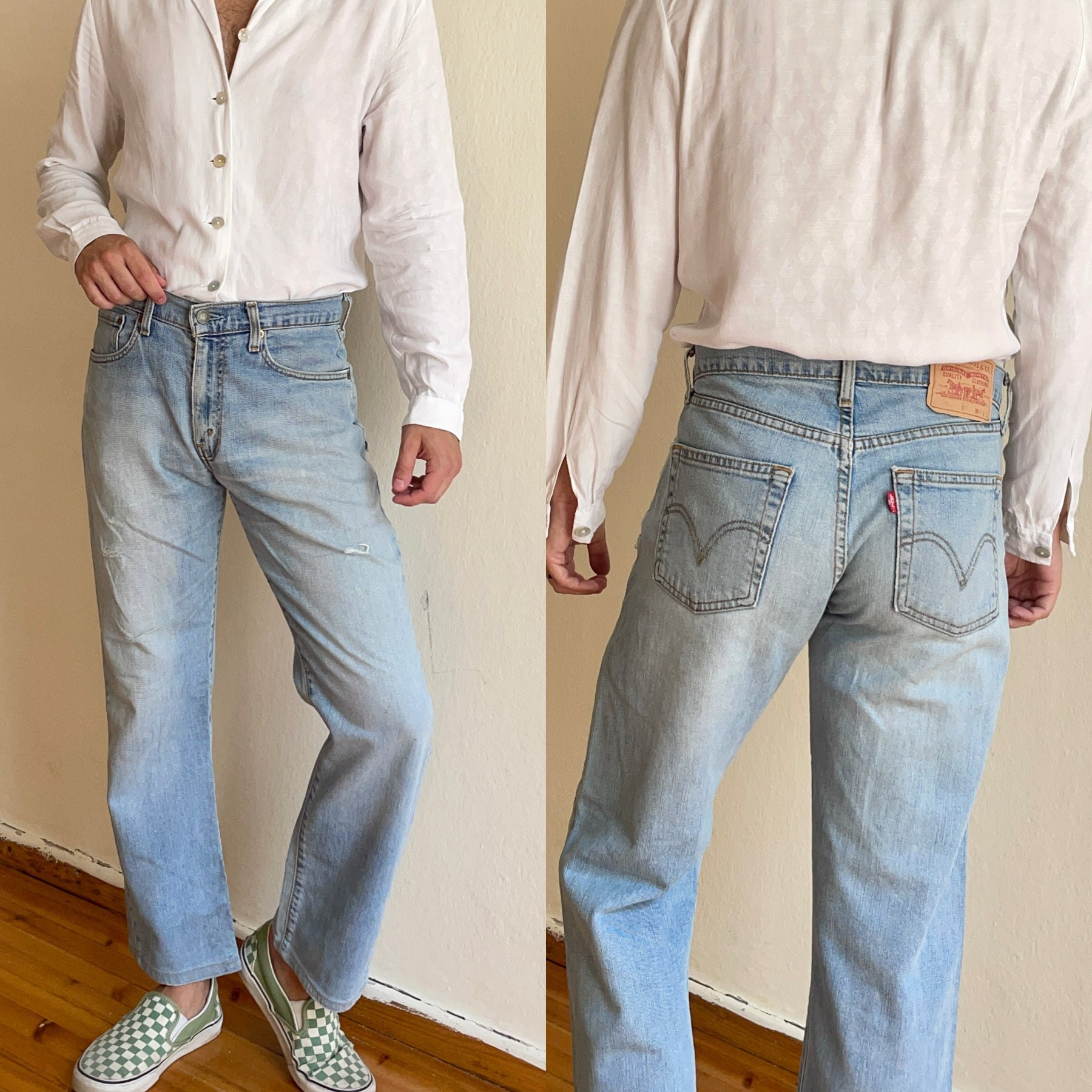 Men Vintage Levis 751 90s Denim Jeans Size W34L32 Vintage Men - Etsy Sweden