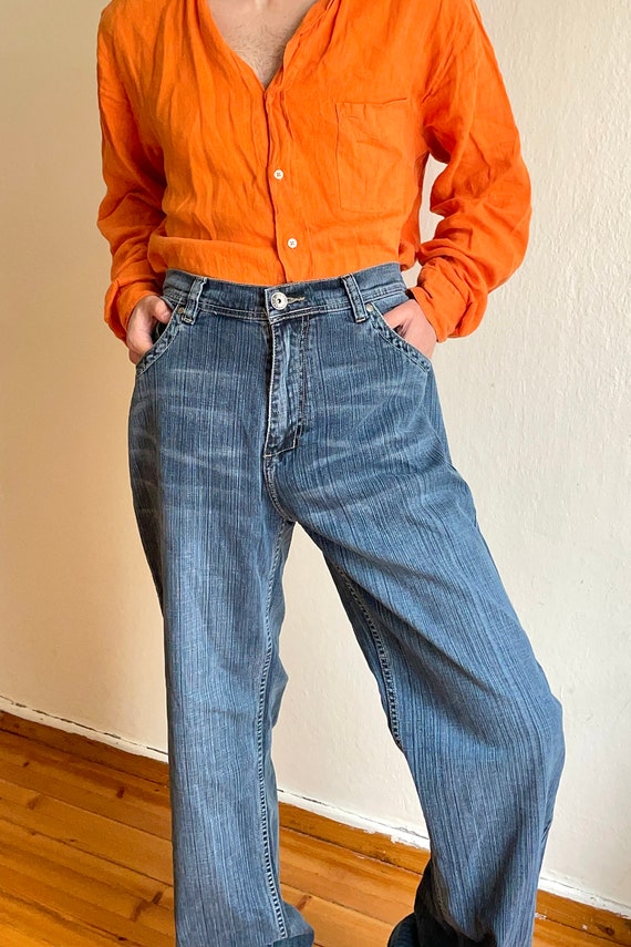 Mens vintage sale high waisted jeans
