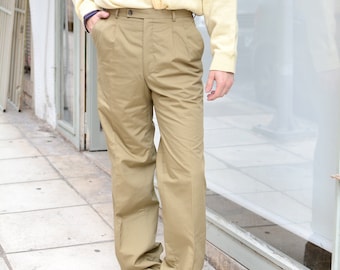 Vintage 80s Pleated  Office Suit Trousers