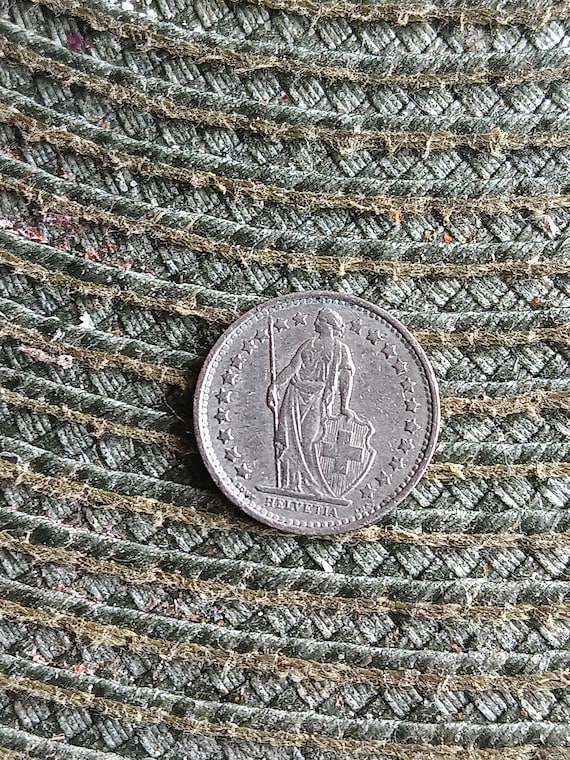 1975年スイス1/2フラン硬貨 - コレクターズアイテム - Etsy 日本