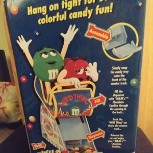 M&Ms Wild Thing Roller Coaster Dispenser