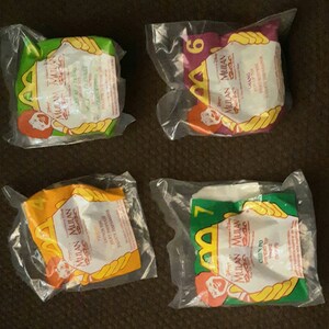 Collectable McDonald&#39;s Disney Masterpiece Mulan lot of 4
