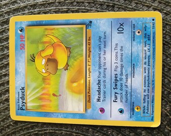 Pokemon Collector Card Psyduck 53 - Etsy