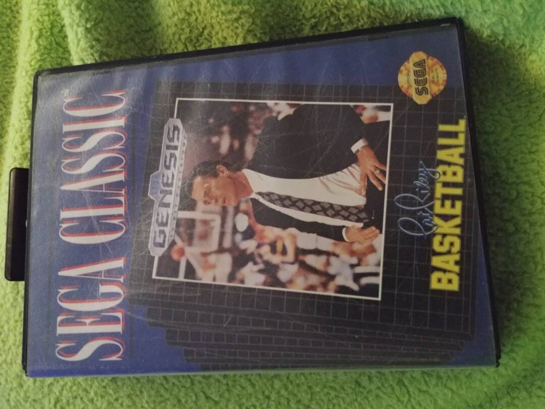 Jeu Vidéo Pat Riley Basketball Pour SEGA Genesis - Bon état, Sans Notice