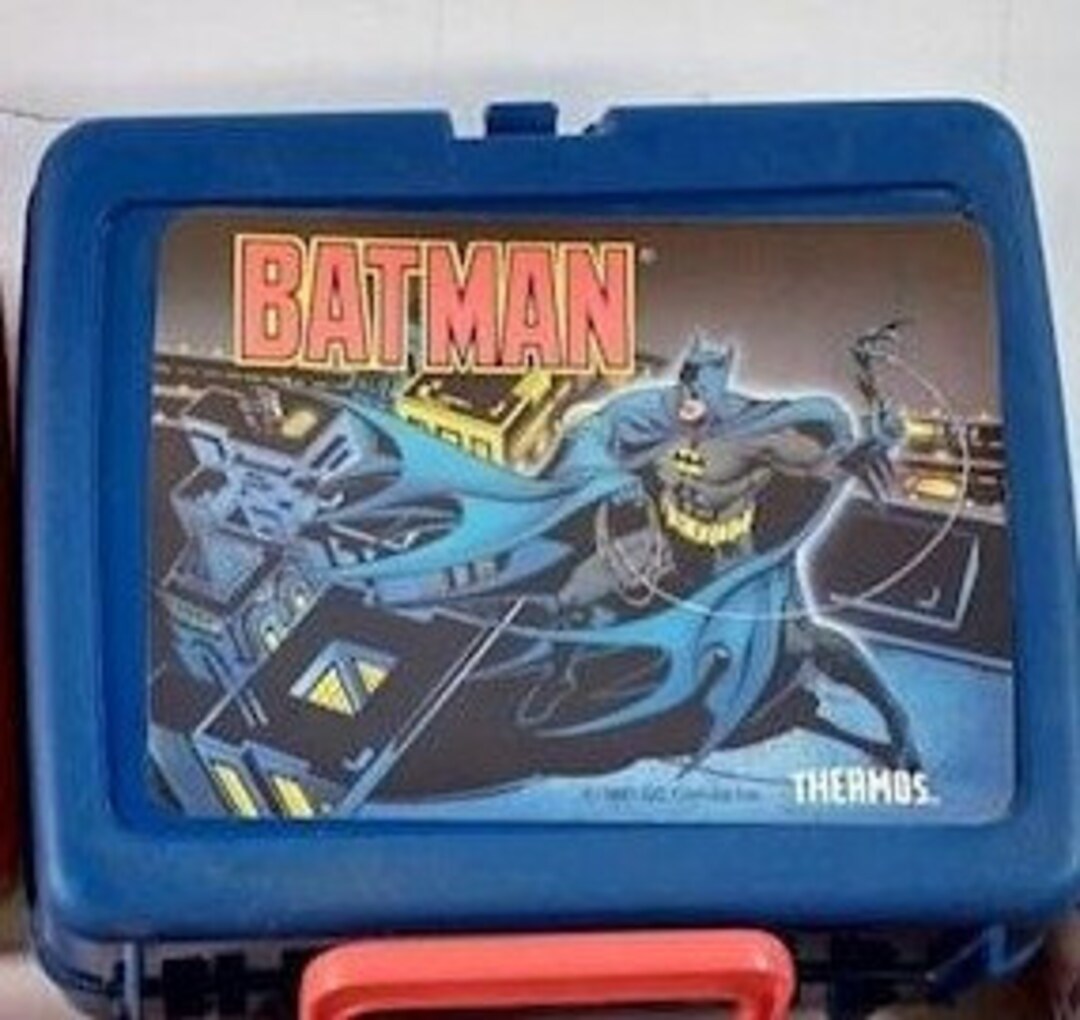 Vintage Batman Lunch Box and Thermal Etsy