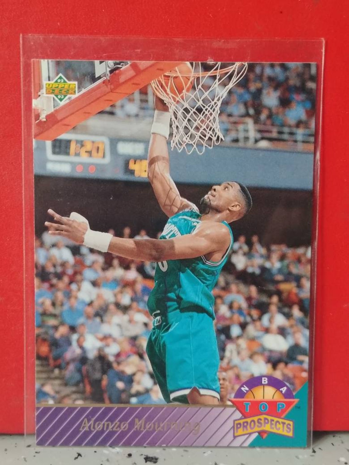 1992 Upper Deck 457 Alonzo Mourning Charlotte Hornets Rookie Etsy