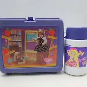 Vintage Barbie lunch box with thermal