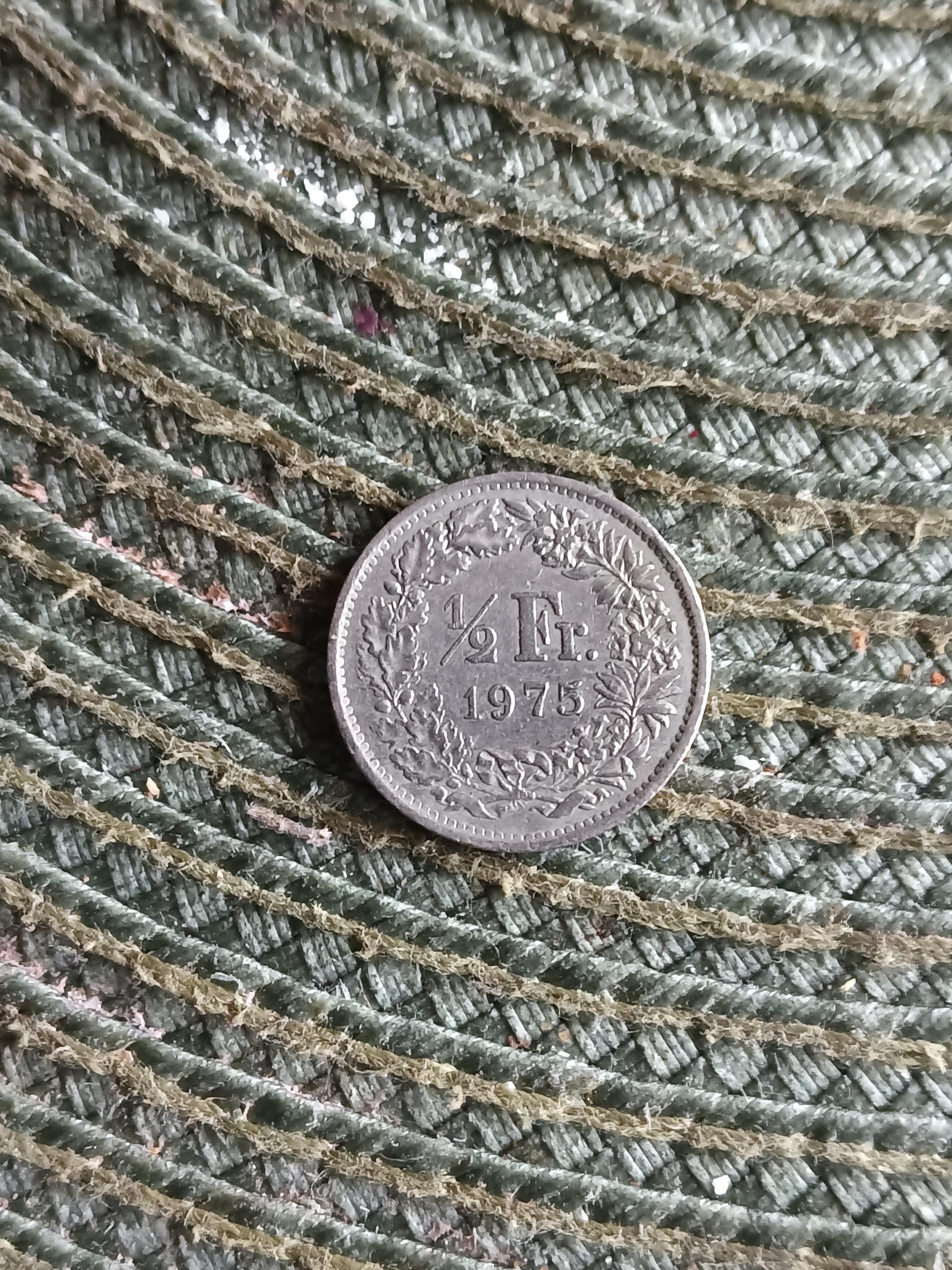 1975年スイス1/2フラン硬貨 - コレクターズアイテム - Etsy 日本