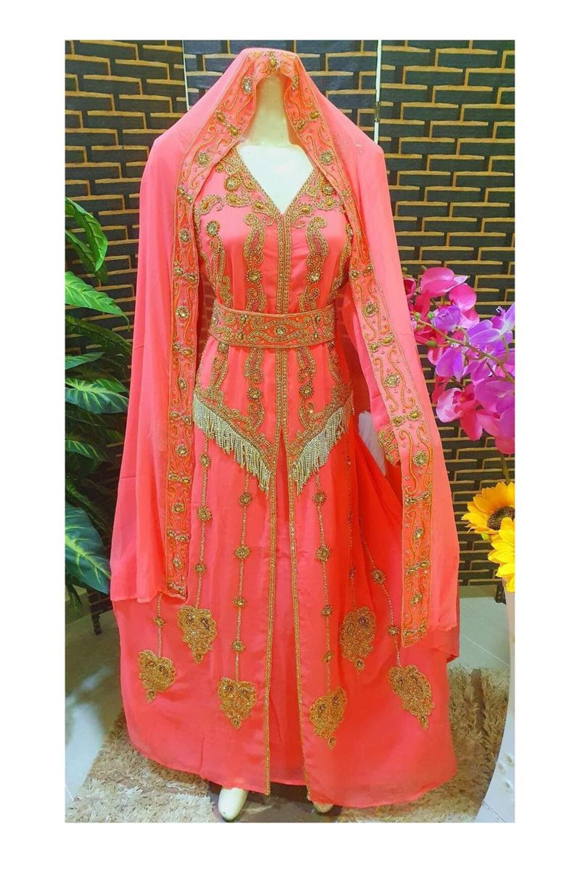 moroccan evening kaftan