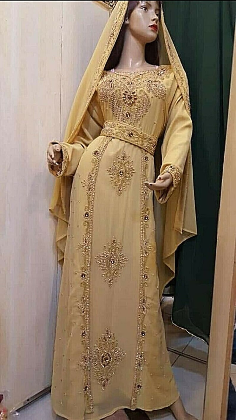 Moroccan Robe Traditional Sale New Kaftan Dresses for Women Caftan Farasha Abaya Maxi Long Sleeve Formal Maxi Gown Evening African Dress