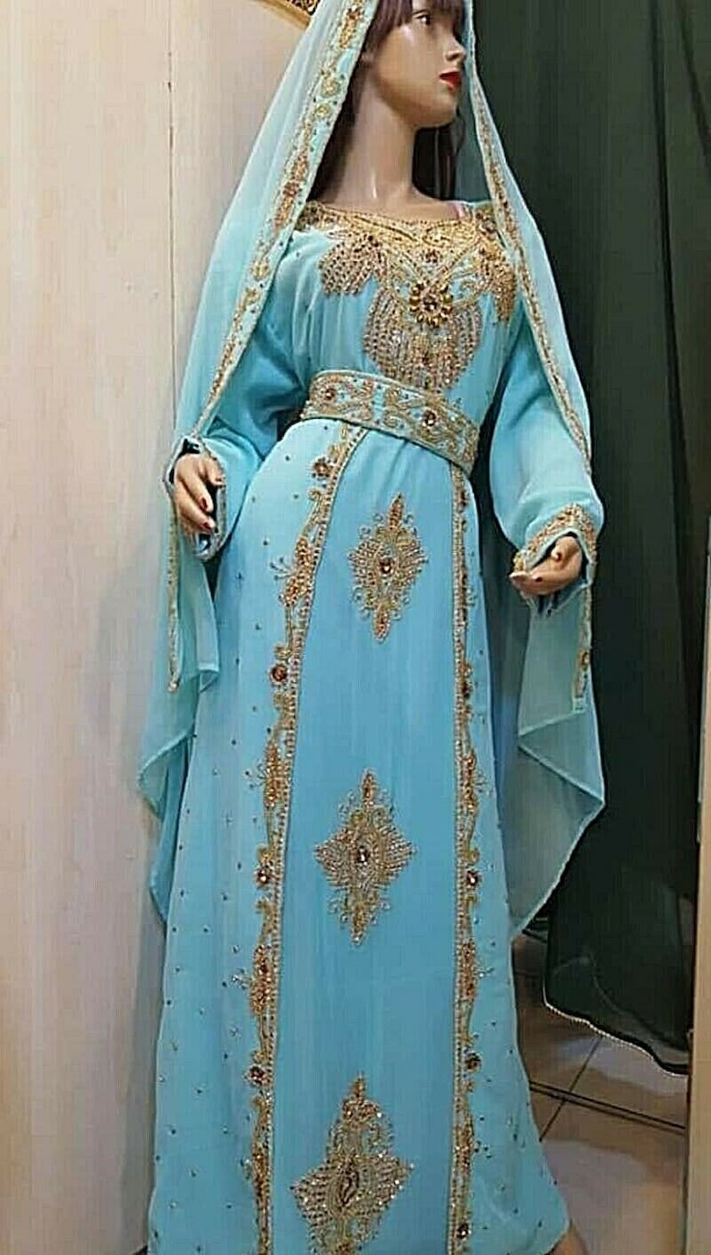 Moroccan Robe Traditional Sale New Kaftan Dresses for Women Caftan Farasha Abaya Maxi Long Sleeve Formal Maxi Gown Evening African Dress