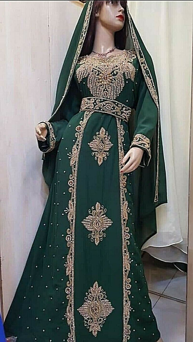 Moroccan Robe Traditional Sale New Kaftan Dresses for Women Caftan Farasha Abaya Maxi Long Sleeve Formal Maxi Gown Evening African Dress