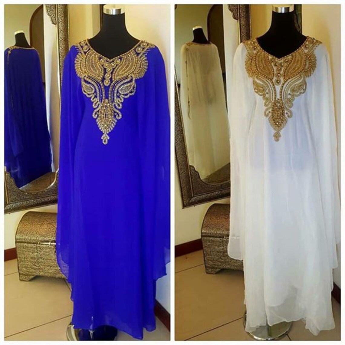 NEW SALE Royal Islamic Modern Elegant Dubai Moroccan Caftan | Etsy
