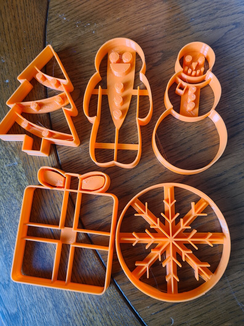 Christmas Tree Cookie Cutters Play Dough or Fondant Cutters Etsy